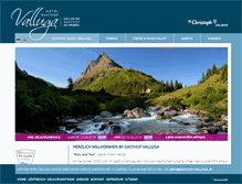 Tablet Screenshot of gasthof-valluga.at